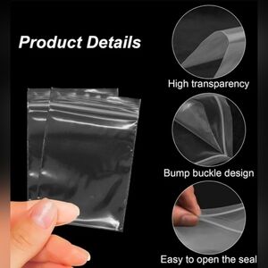 50 Clear Ziplock Bags 4cm x 6cm